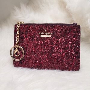 Kate Spade Glitter Bitsy Cardholder Key Ring